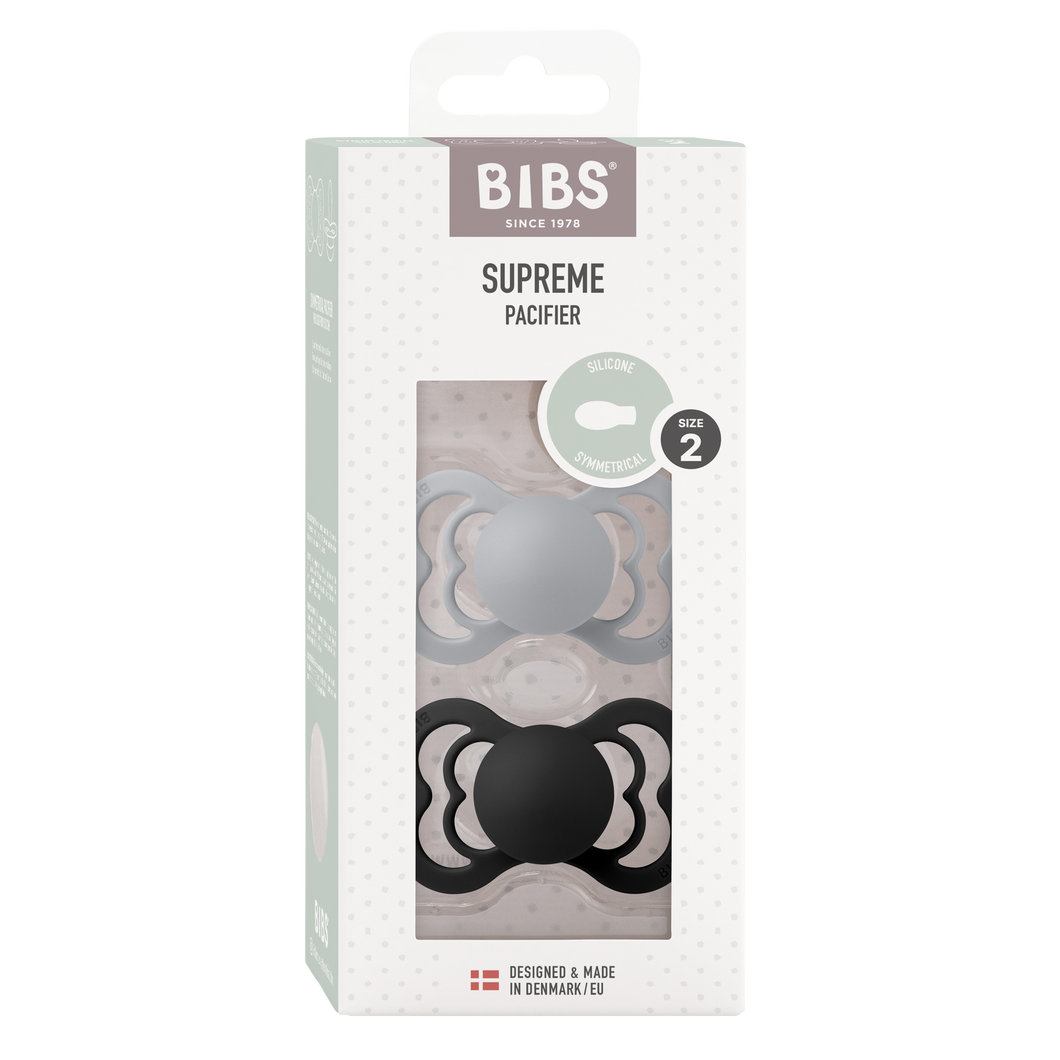 BIBS Supreme 2-pack Cloud / Black