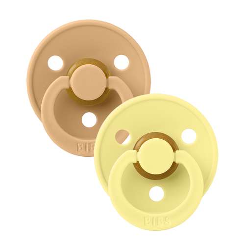 BIBS Colour 2 Pack - Desert Sand/Sunshine