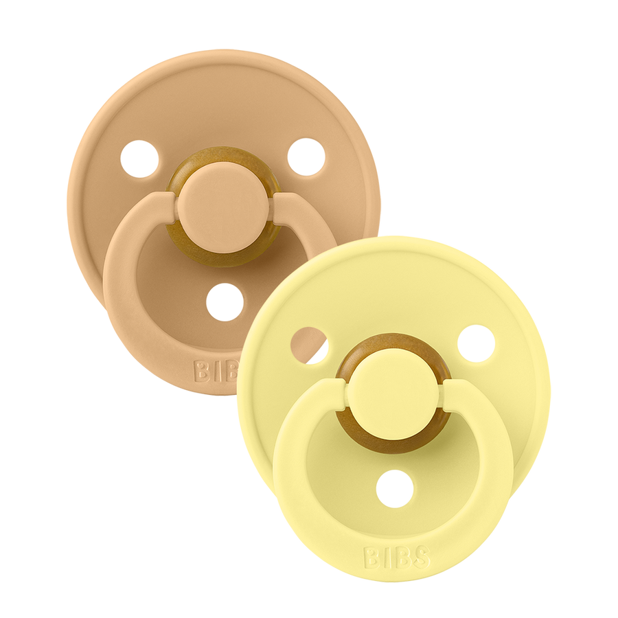 BIBS Colour 2 Pack - Desert Sand/Sunshine