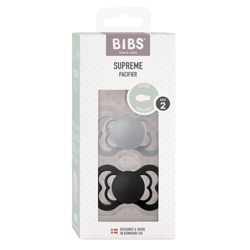 BIBS Supreme 2-pack Cloud / Black