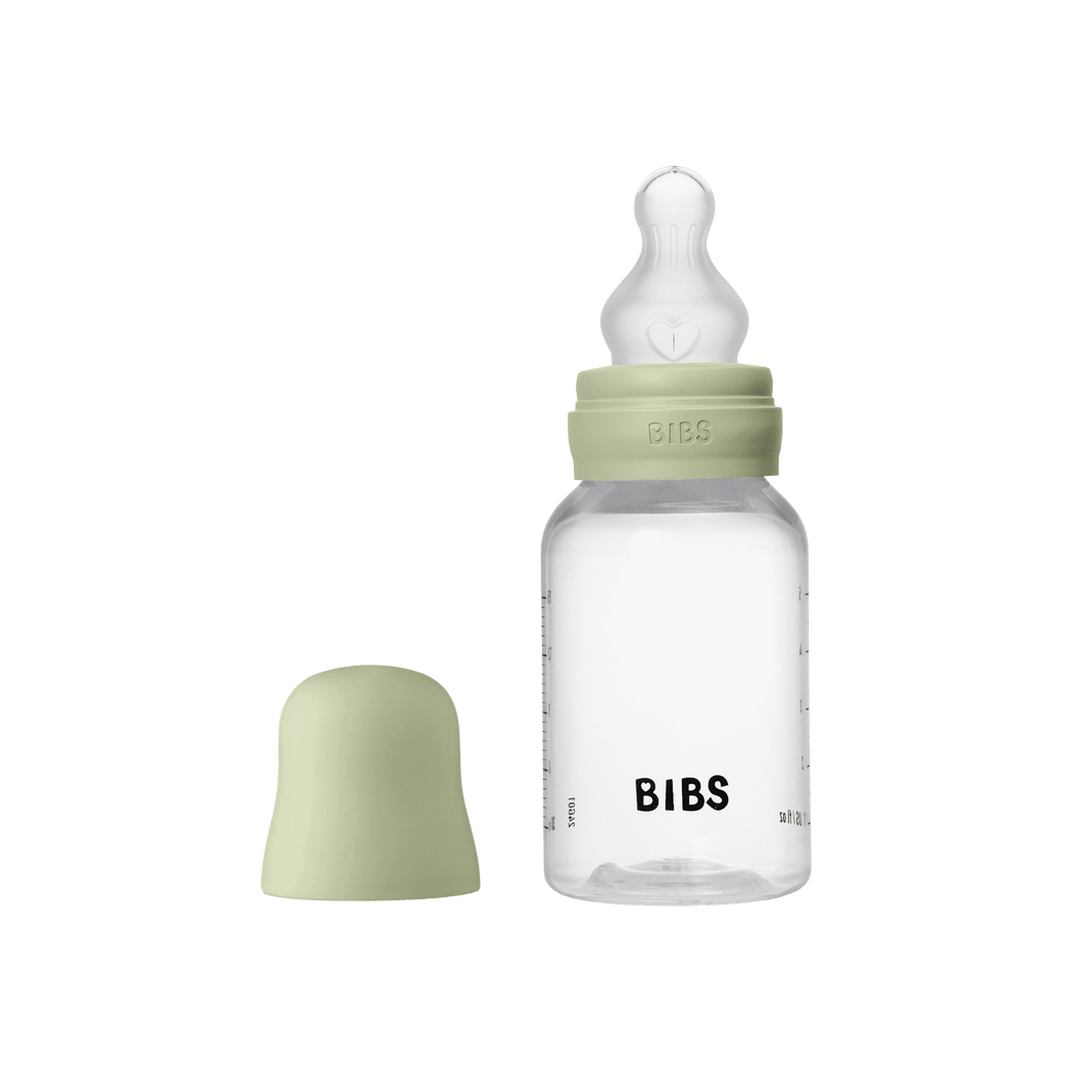 Baby Bottle Complete Set 150ml Silicone - Sage