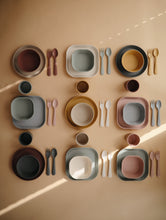 Mushie Plate Square (2 Pack) - Blush