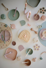 Mushie Plate Square (2 Pack) - Blush