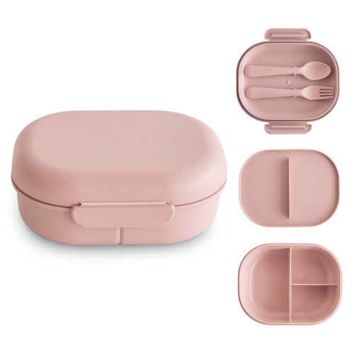 Mushie Lunchbox Set - Blush