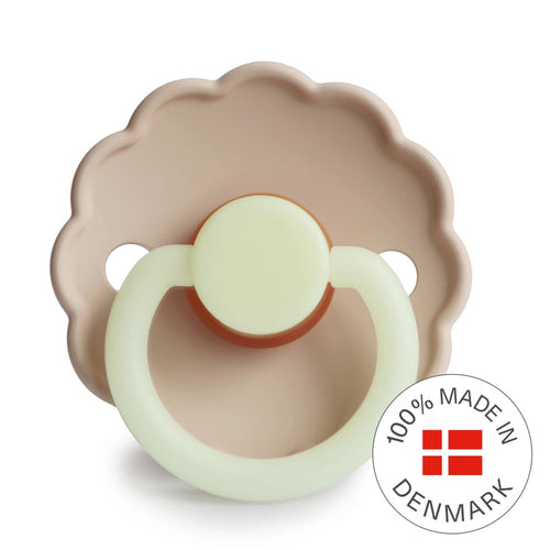 FRIGG Daisy - Round Latex Pacifier - Night Croissant