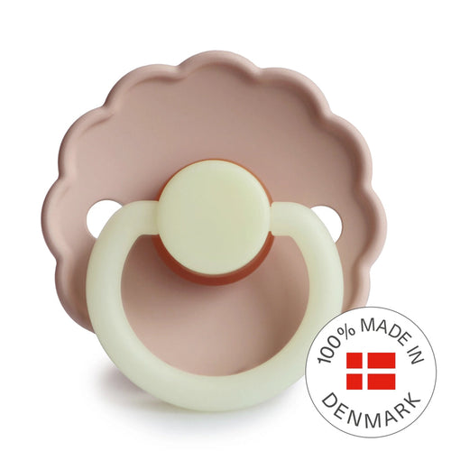 FRIGG Daisy - Round Latex Pacifier - Night Blush