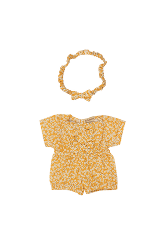 GOMMU Yellow Flowers - One-Piece & Bow Tie