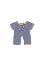 GOMMU Thin Stripes Long One-Piece