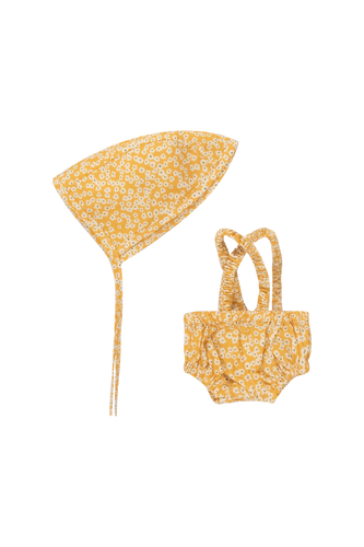 GOMMU Yellow Flowers - Shorts & Hat