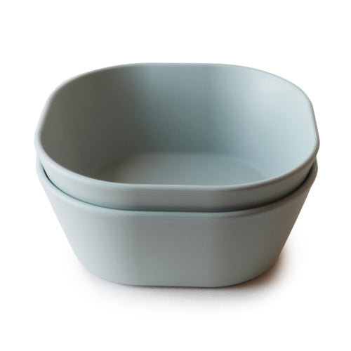 Mushie Bowl Square (2 Pack) - Sage