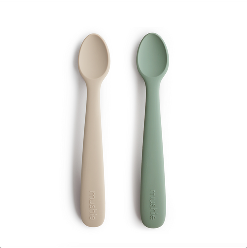 Mushie Silicone Feeding Spoon (2 Pack)